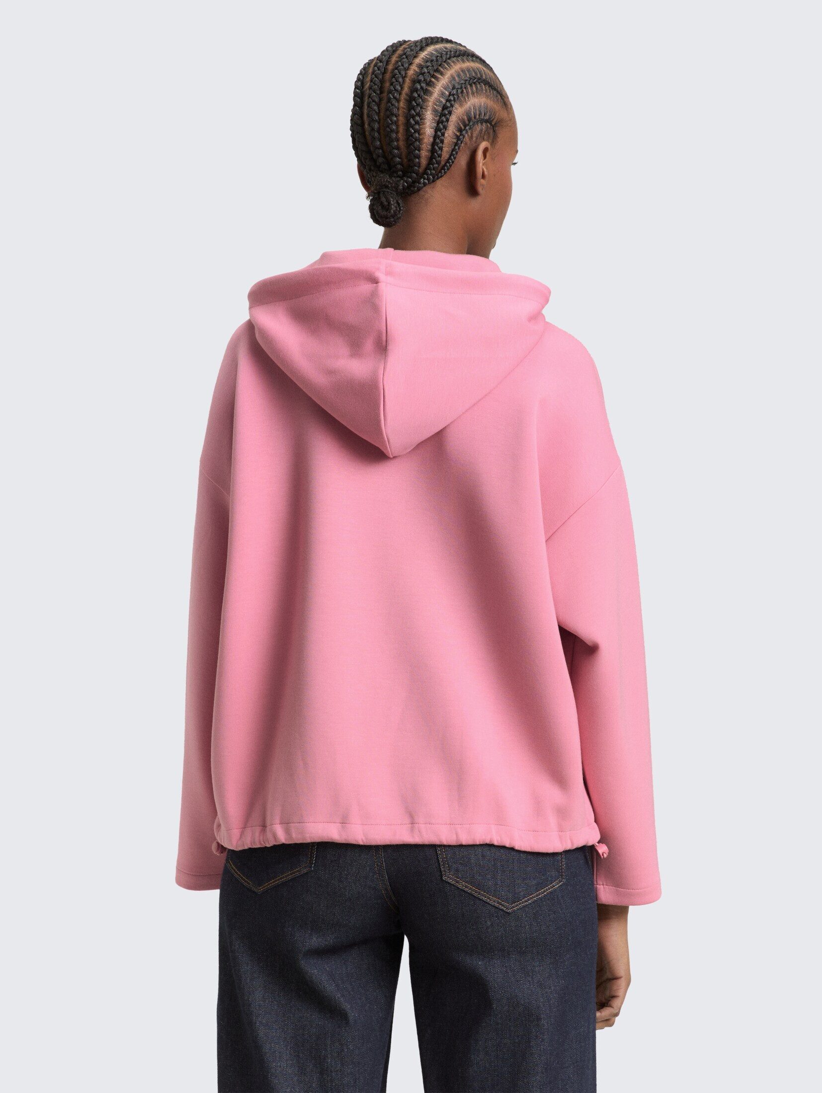 TOM TAILOR Denim Sweatshirt Strick & Sweatshirts Loose Fit Scuba Hoodie Sweatshirt