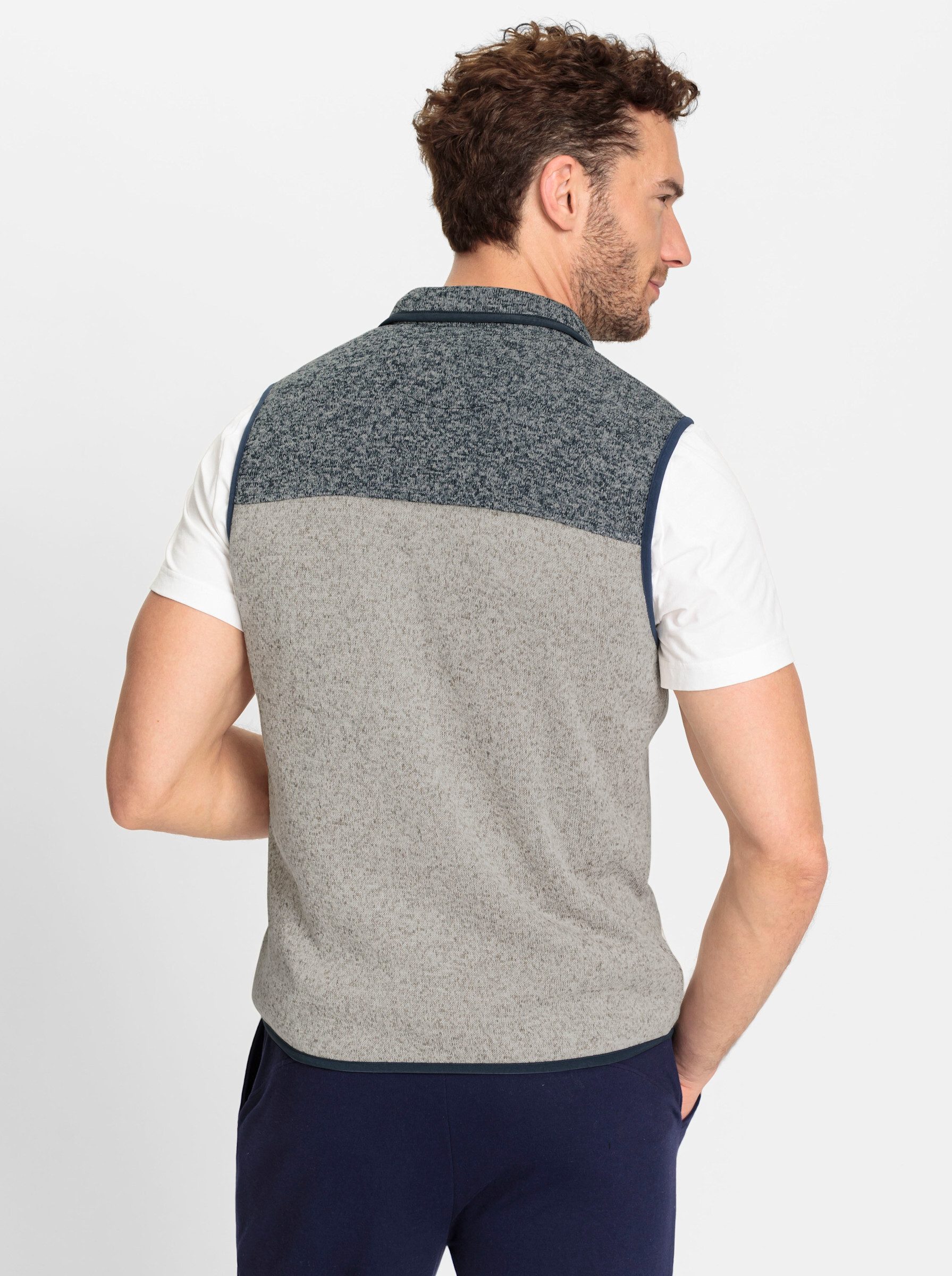 Witt Trainingsshirt Strickfleece-Weste Ärmellos
