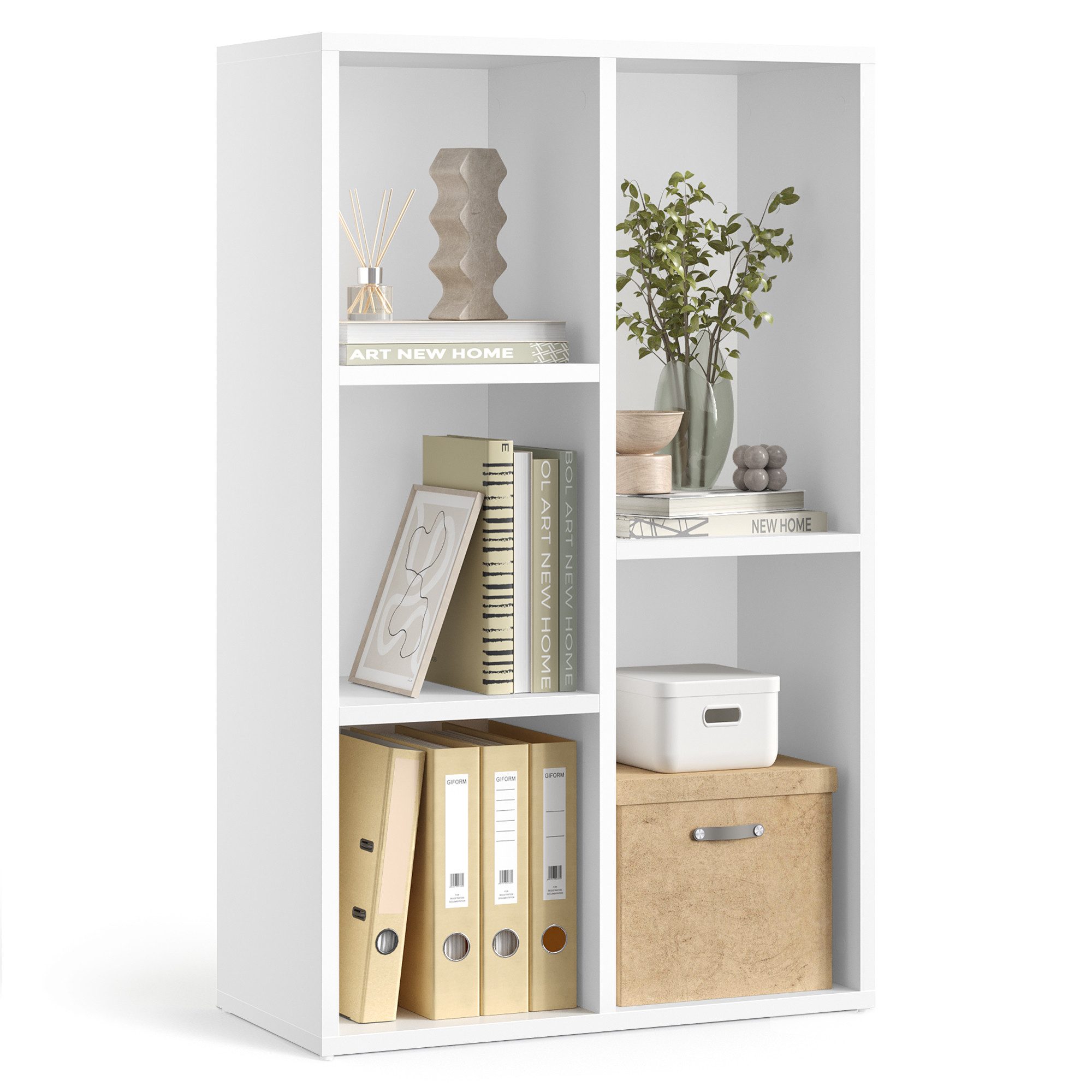 VASAGLE Bücherregal Standregal, Bücherschrank, mit 4/5/7/8 günstig online kaufen