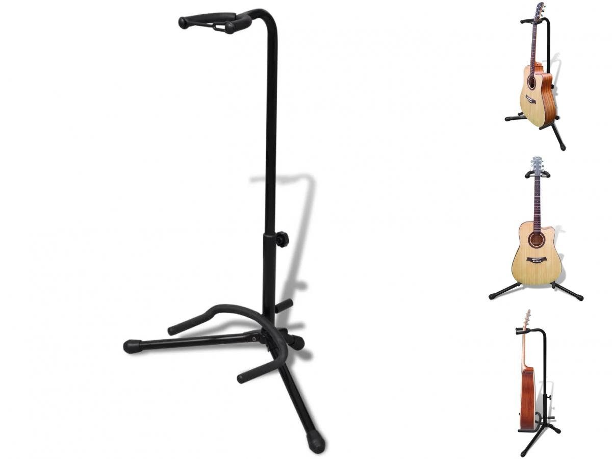 Einstellbare Akustikgitarre Instrument-Rack DOTMALL Faltbar vidaXL Einzelgitarrenständer