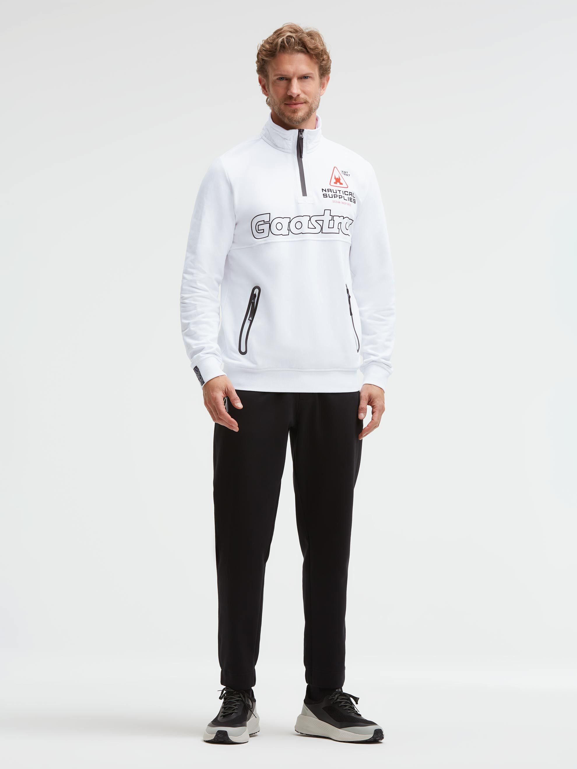 Gaastra Sweater mit Reißverschluss-Taschen