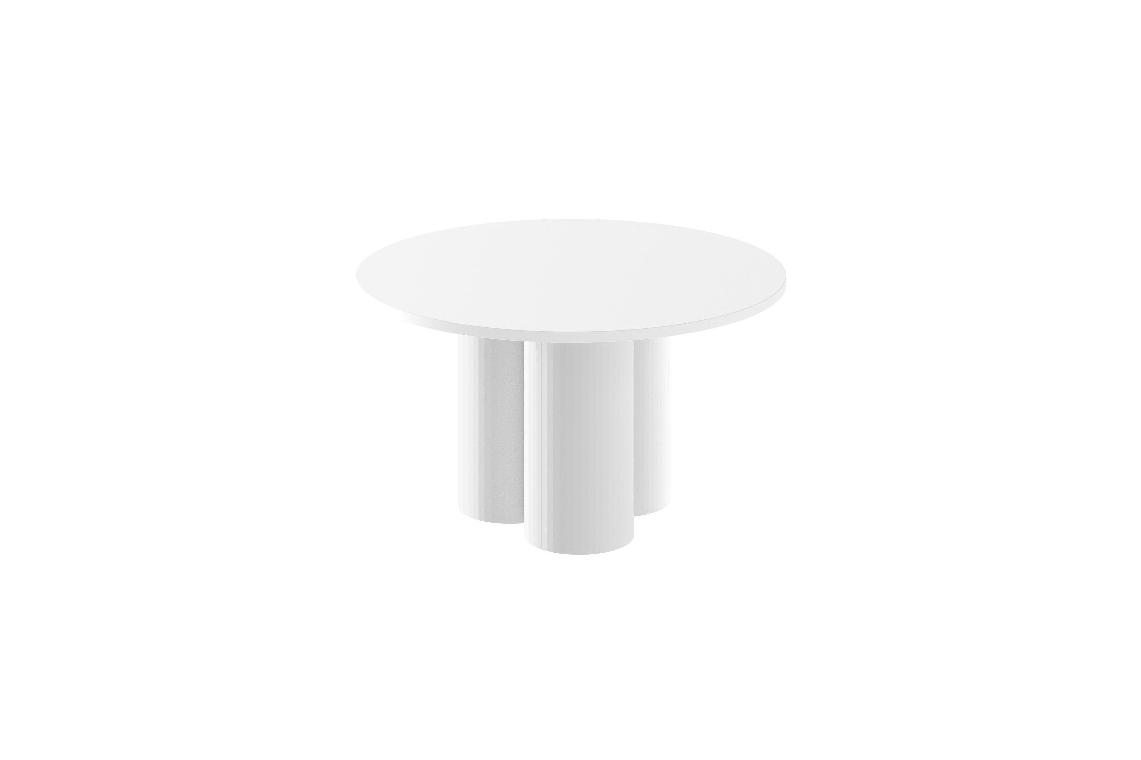 designimpex Couchtisch Design Couchtisch HRE-222 rund Hochglanz Wohnzimmer Tisch 80 x 50 cm