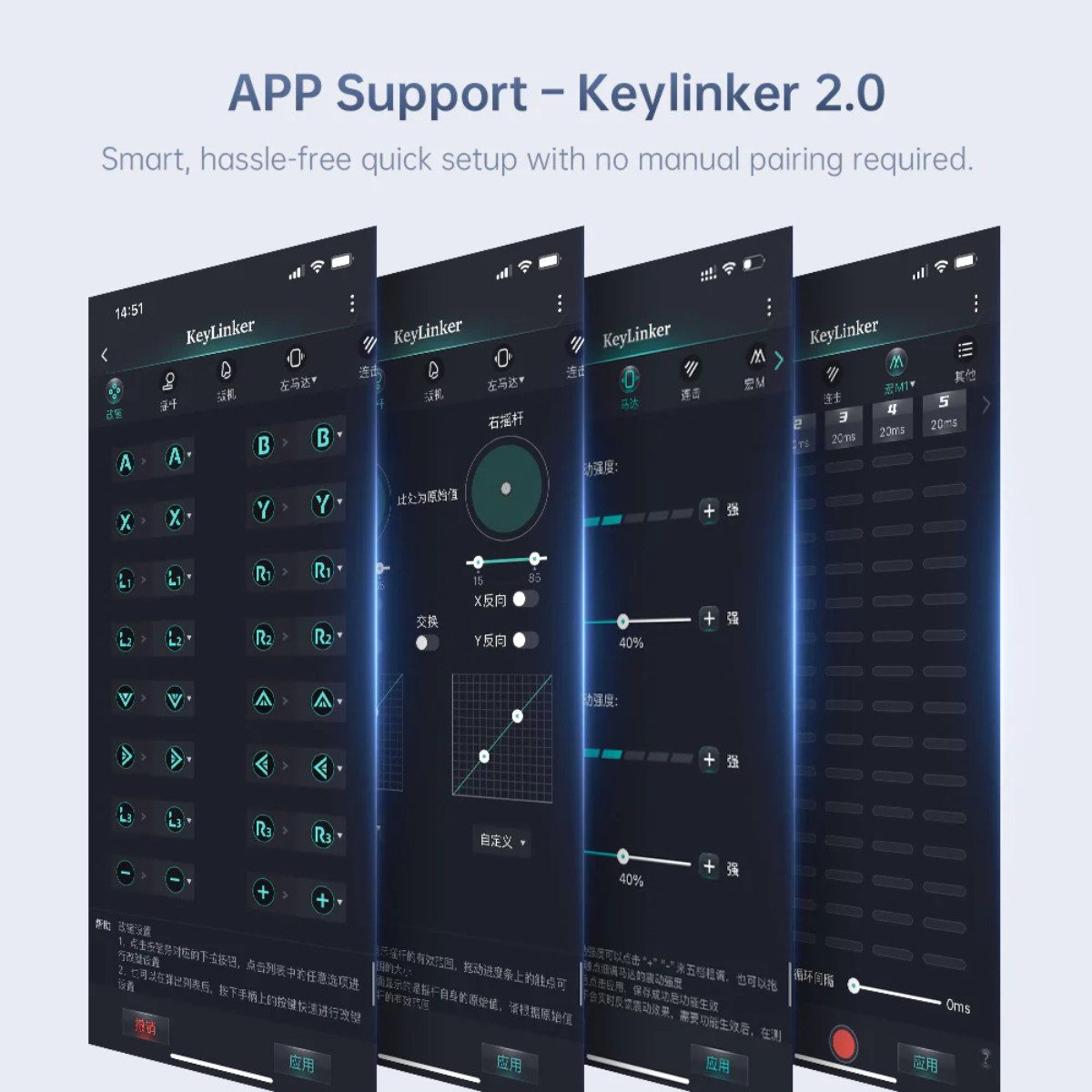 Machenike G3 V2 G320 Controller (1000Hz Abtastrate und Quad Hall Sticks)