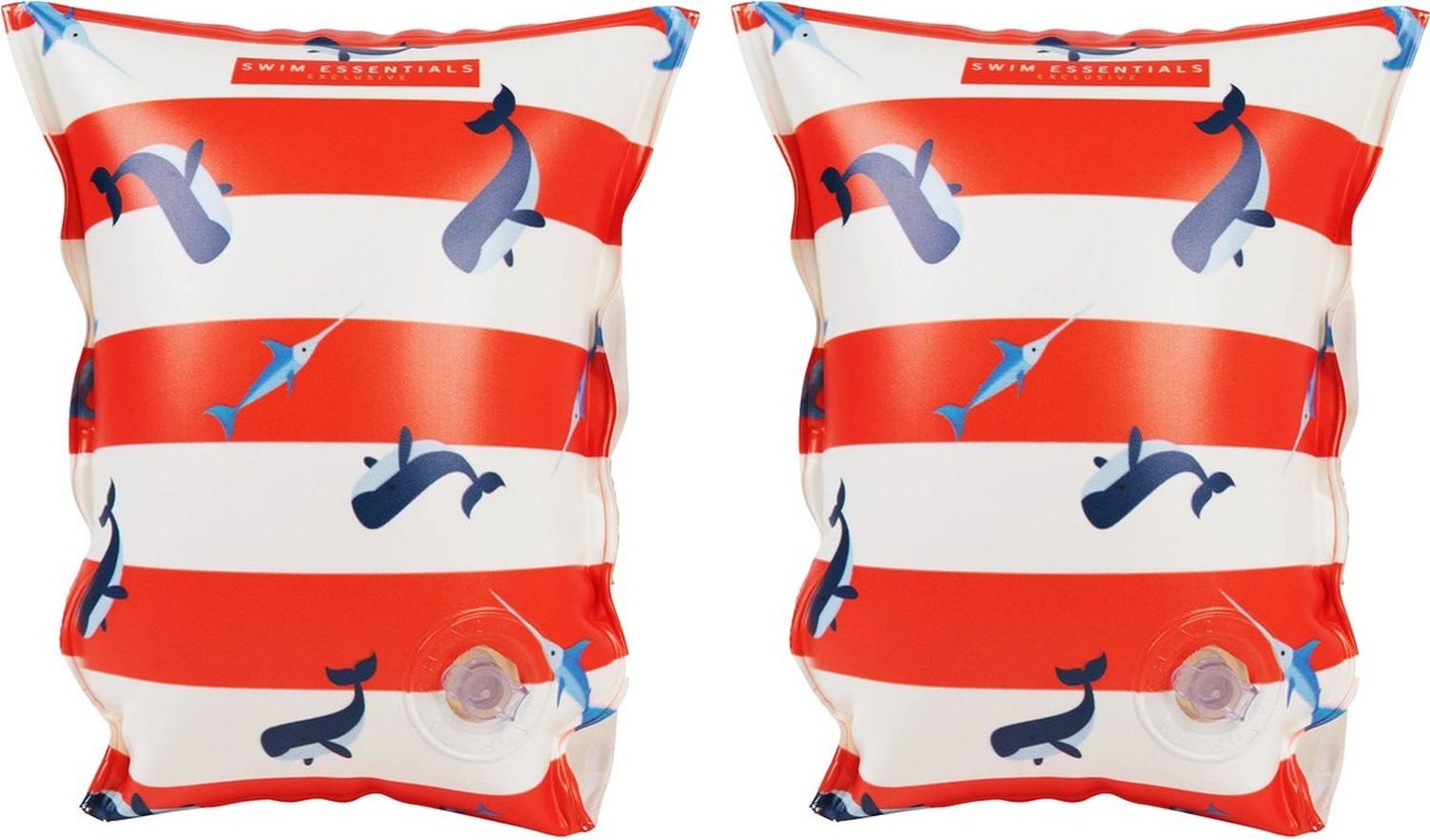 Swim Essentials Schwimmflügel Schwimmflügel 0-2 Jahre Wal Gestreift 14 x 6 x 17 cm