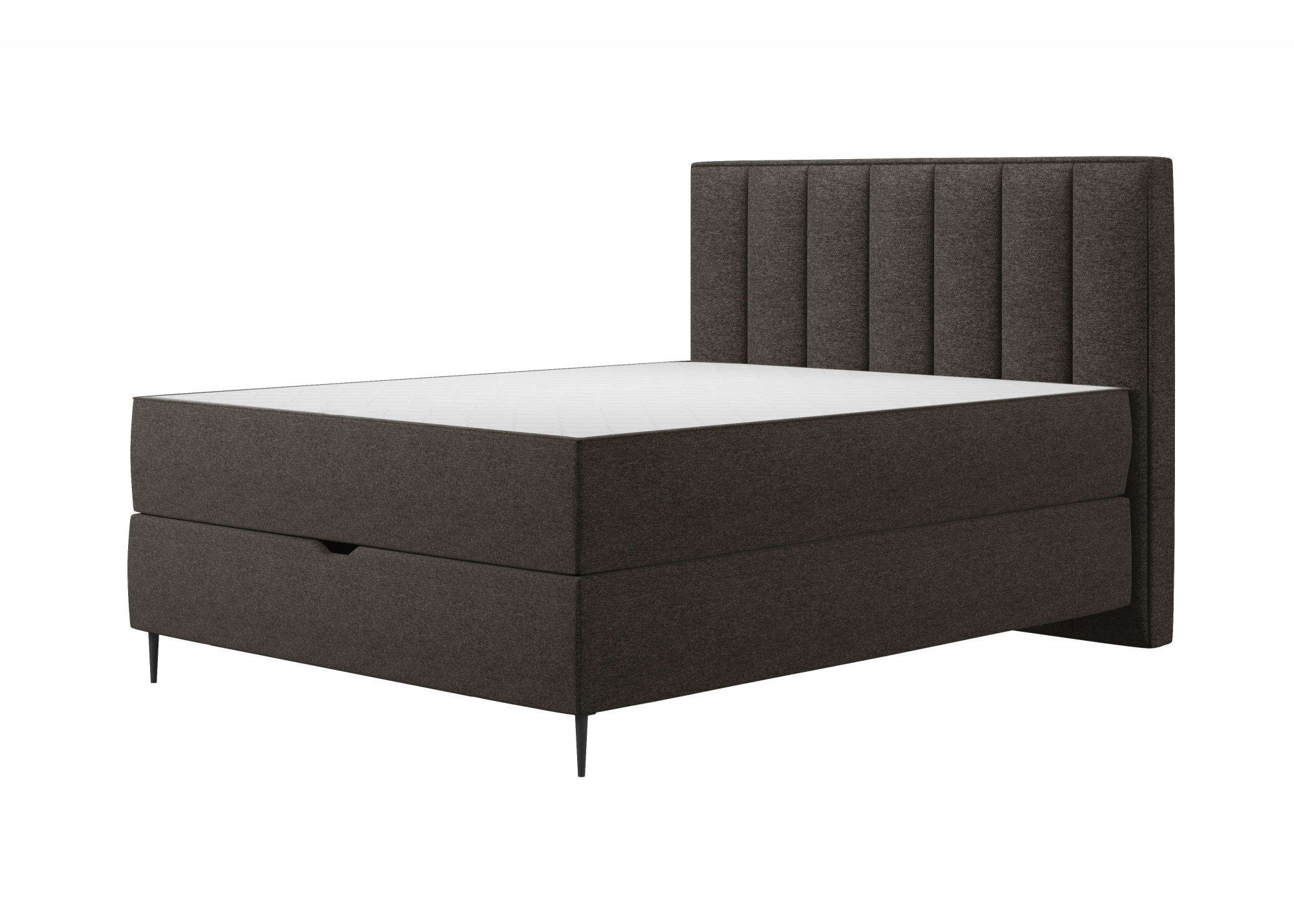 Home affaire Boxbett Rita inkl. Bettkasten, erhältlich in den Breiten 160cm und 180cm, mit Taschen-Federkernmatratze, Komfortliegehöhe von 61cm