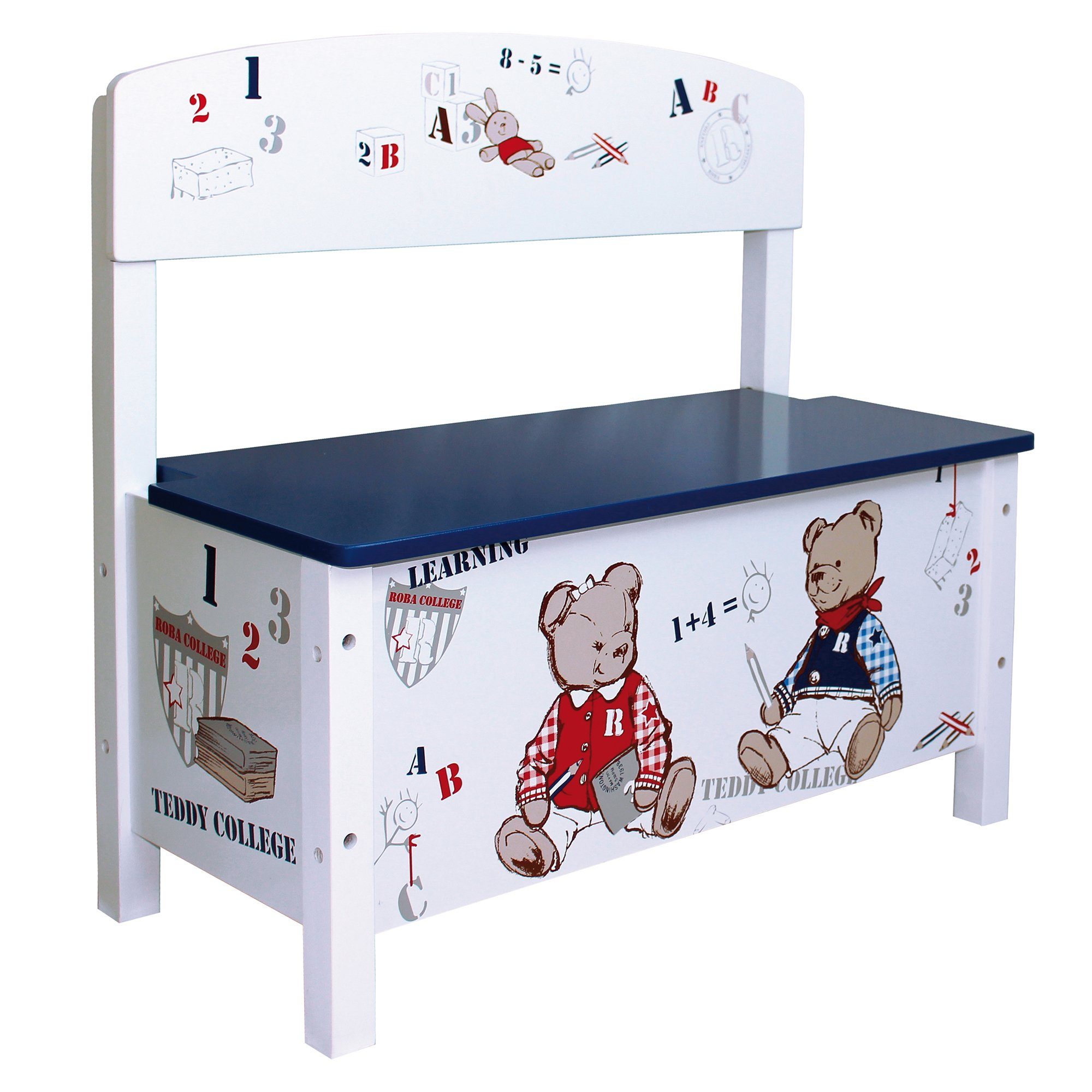 roba® Truhenbank Truhen- & Sitzbank, Kindermöbel zum Sitzen und Aufbewahrung von Spielzeug