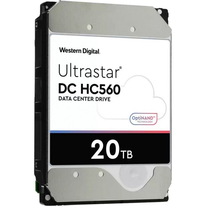 WD Ultrastar DC HC560 20 TB SATA 6 Gb/s 3 5" SE interne HDD-Festplatte