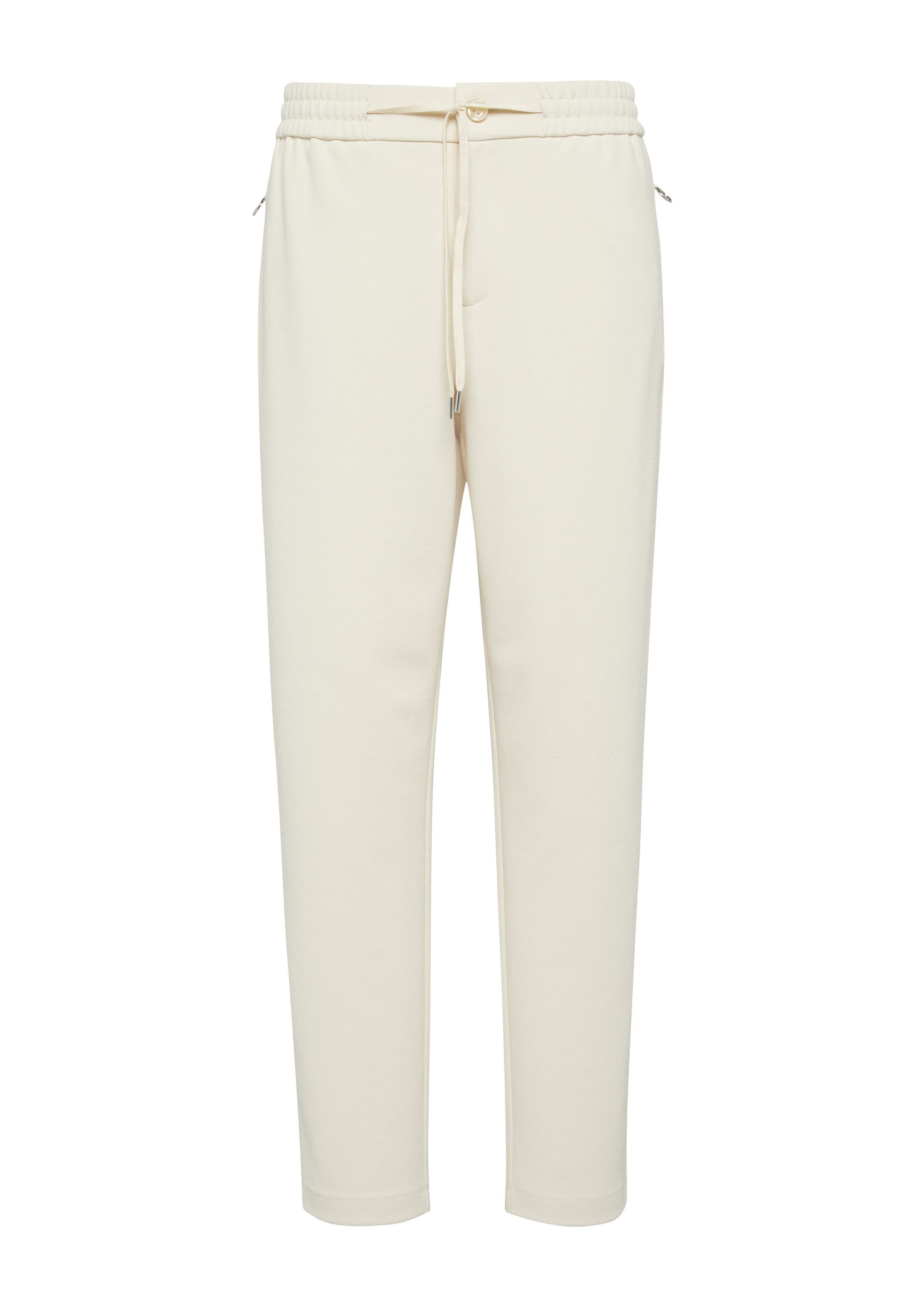 s.Oliver Chinos Hose Jogpants aus Struktur-Jersey