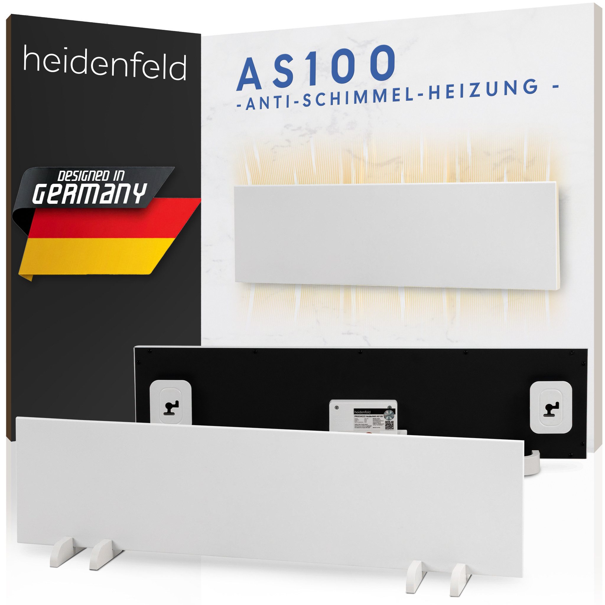 Heidenfeld Infrarotheizung Anti-Schimmel Heizung HF-AS100, Anti Schimmelheizung, energiesparende Heizung, Infrarotheizung