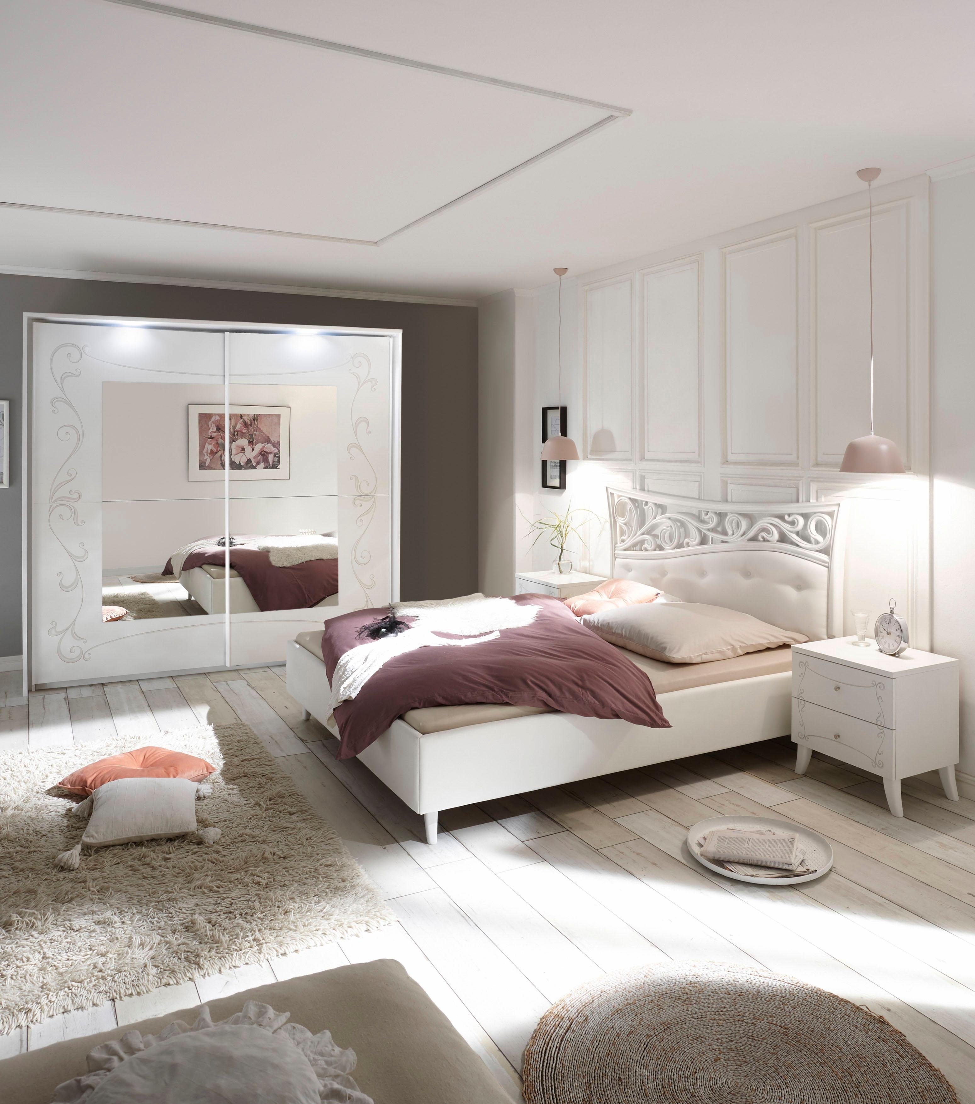 LC Schlafzimmer-Set, (Set, 4-St), Schwebetürenschrank in 2 Breiten zur  Auswahl online kaufen | OTTO