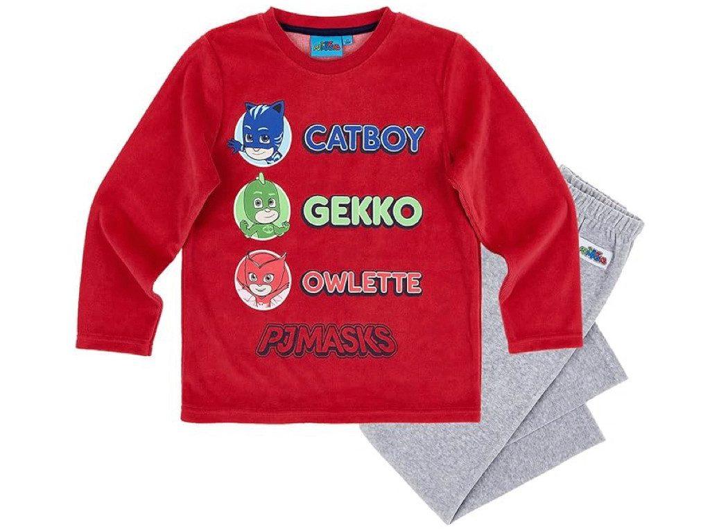 PJ Masks Schlafanzug Pyjama Velour
