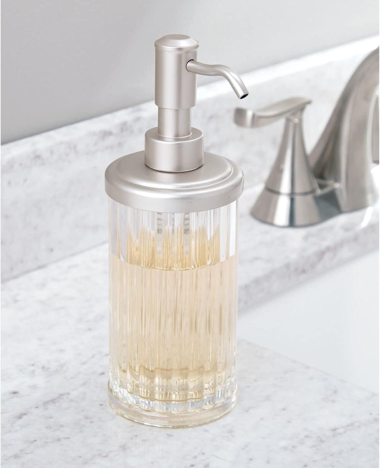 mDesign Badaccessoire-Set mDesign Seifenspender Badzubehör 2er Set Kunststo günstig online kaufen