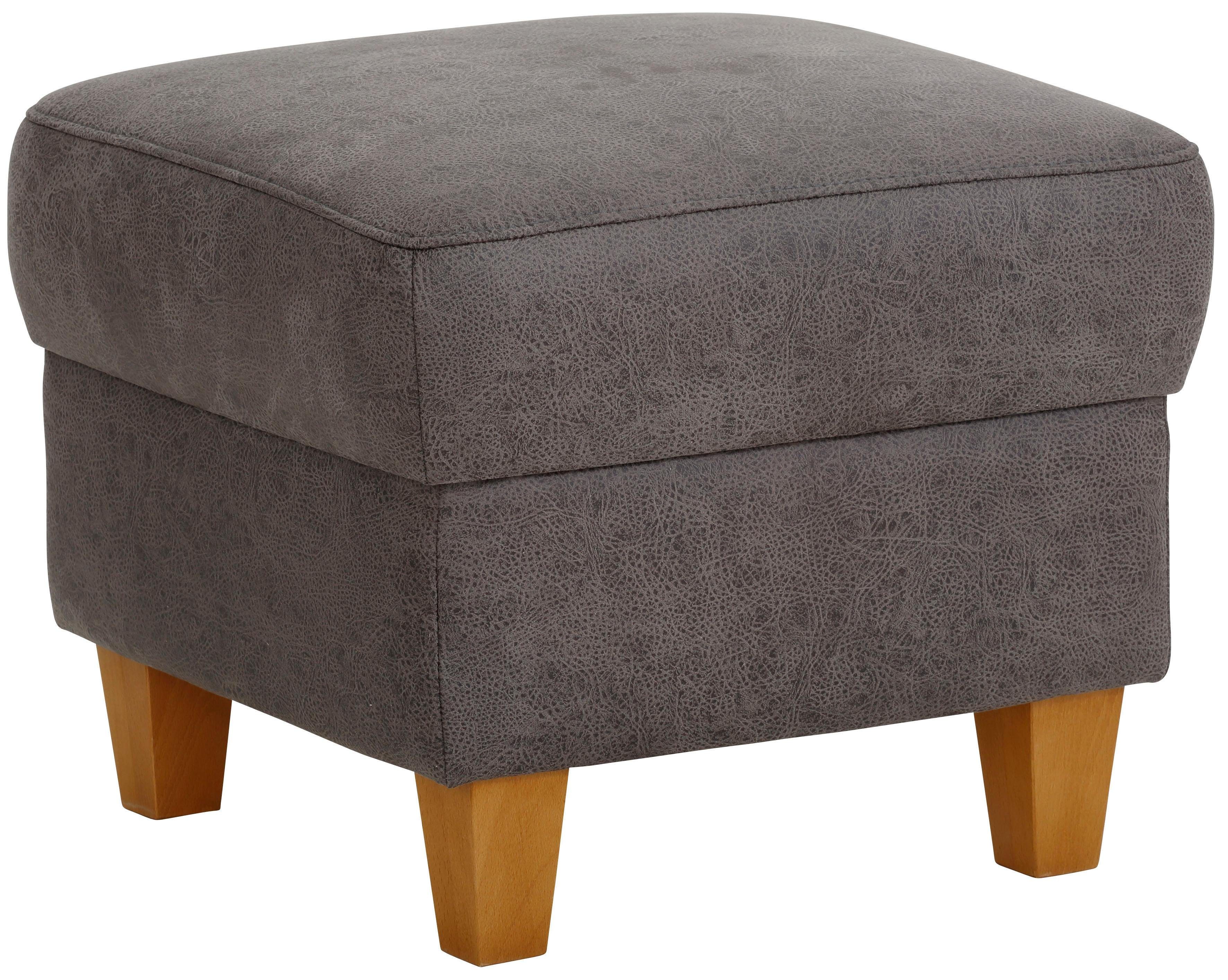 Home affaire Polsterhocker Palmera, B: 58 cm, mit Stauraum, Federkern