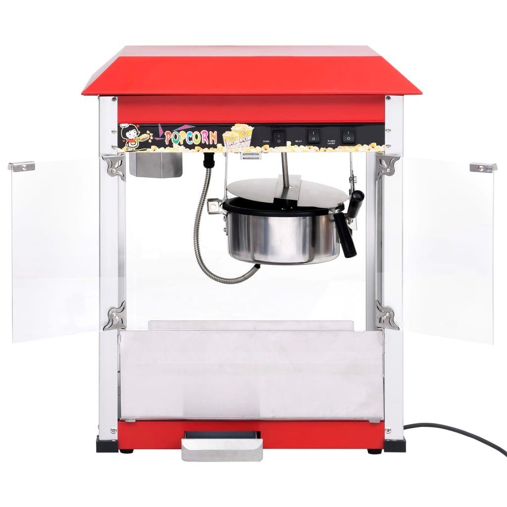 vidaXL Popcornmaschine mit Popcornmaschine Teflon-Kochtopf W 1400