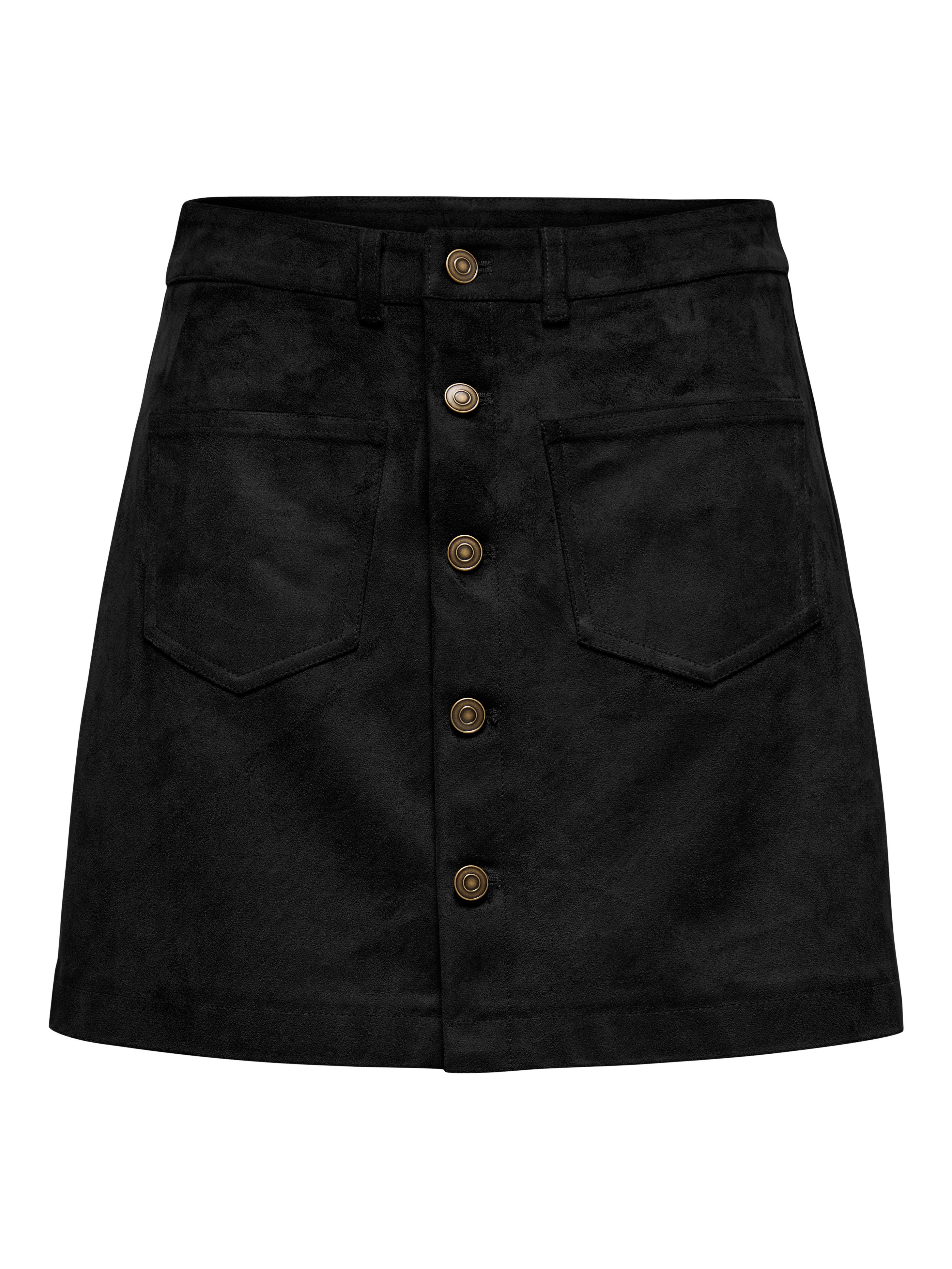 ONLY Lederimitatrock ONLGISELLE FAUX SUEDE SKIRT günstig online kaufen