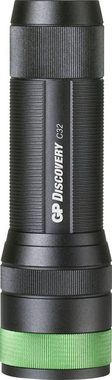 GP Batteries Taschenlampe Discovery C32, inkl. 3x AAA Batterie, Metallgehäuse, Leuchtmodi Max/Niedrig/SOS