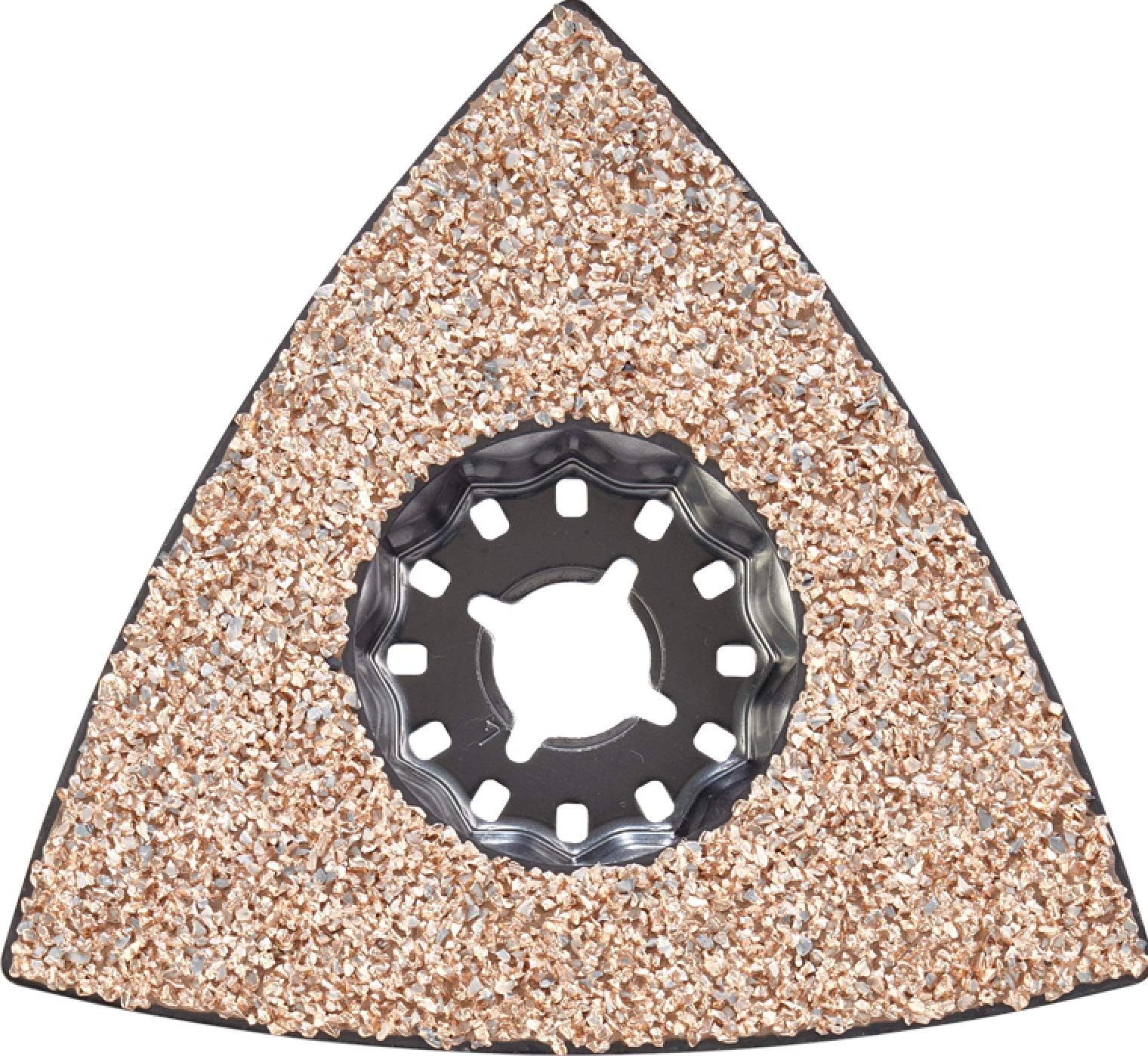 kwb Schleifpapier kwb Raspel, HM, Deltiform, 78 mm Grobschleifplatte für Schleifer, (Einzelartikel)