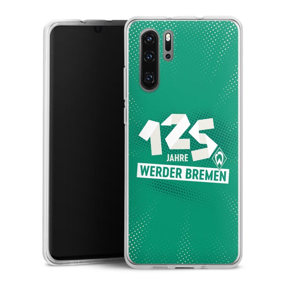 DeinDesign Handyhülle 125 Jahre Werder Bremen Offizielles Lizenzprodukt, Huawei P30 Pro New Edition Silikon Hülle Bumper Case Handy Schutzhülle