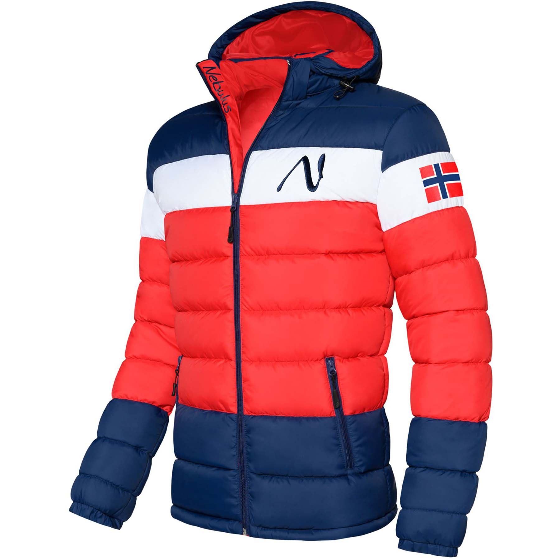 Nebulus Winterjacke MIXUP, P4830 - Herren, rot-blau, M günstig online kaufen
