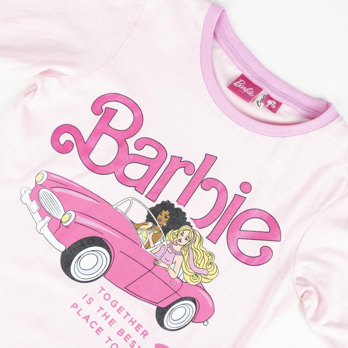 Cerda Pyjama Barbie Kinder Single Jersey Schlafanzug 100 % Baumwolle – Bild 2 von 5