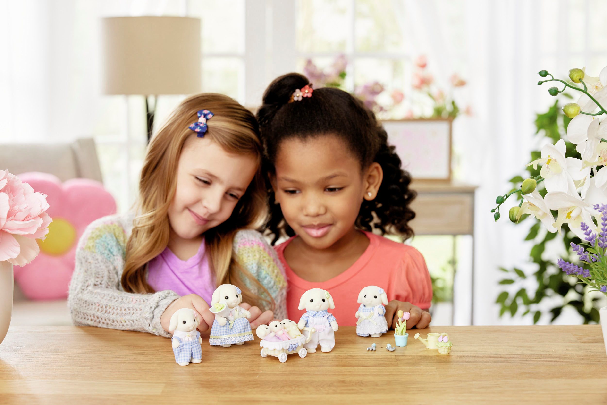 Sylvanian Families Spielfigur Spielset Kaninchen Familie (5735)
