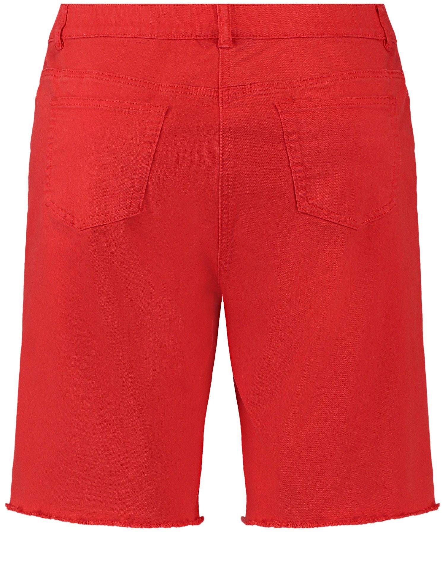 Bermuda Samoon Betty Red Stoffhose Jeans Power