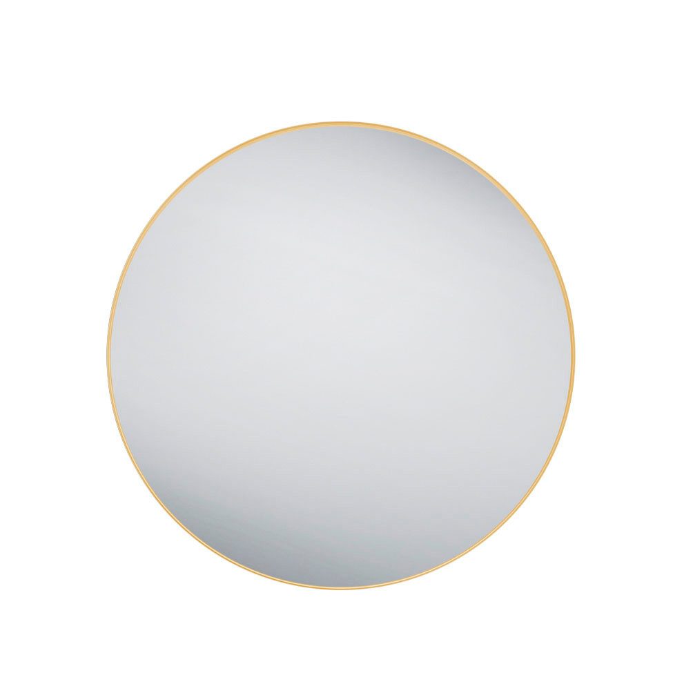 Spiegel 80 cm Britney ¦ silber ¦ Metall ¦ Maße (cm): B: 2,8  Ø: 80 Accessoi günstig online kaufen