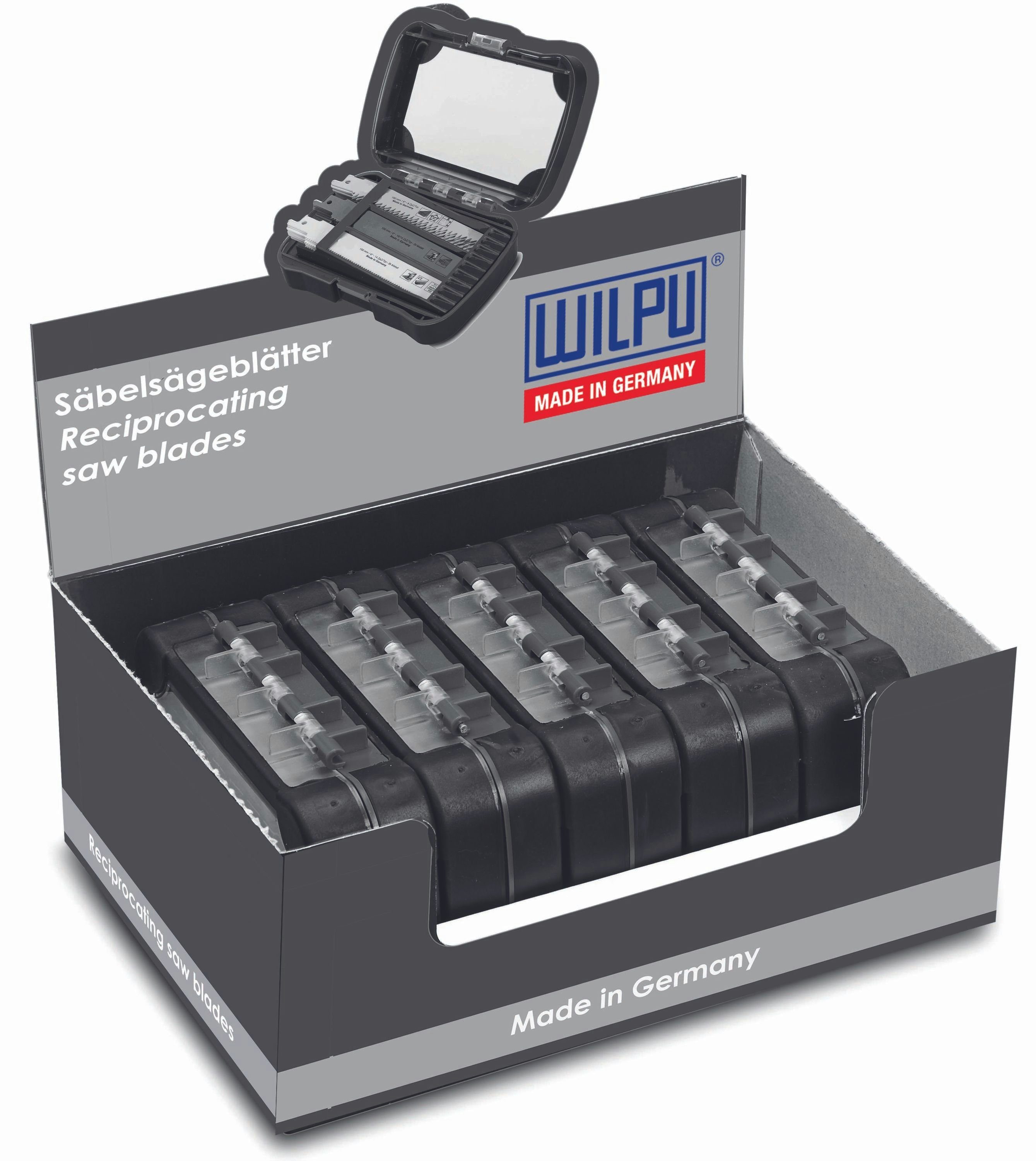 Wilpu Sägeblatt WILPU Display 2-K Box Recipro Säbelsägeblatt-Sortiment Metall