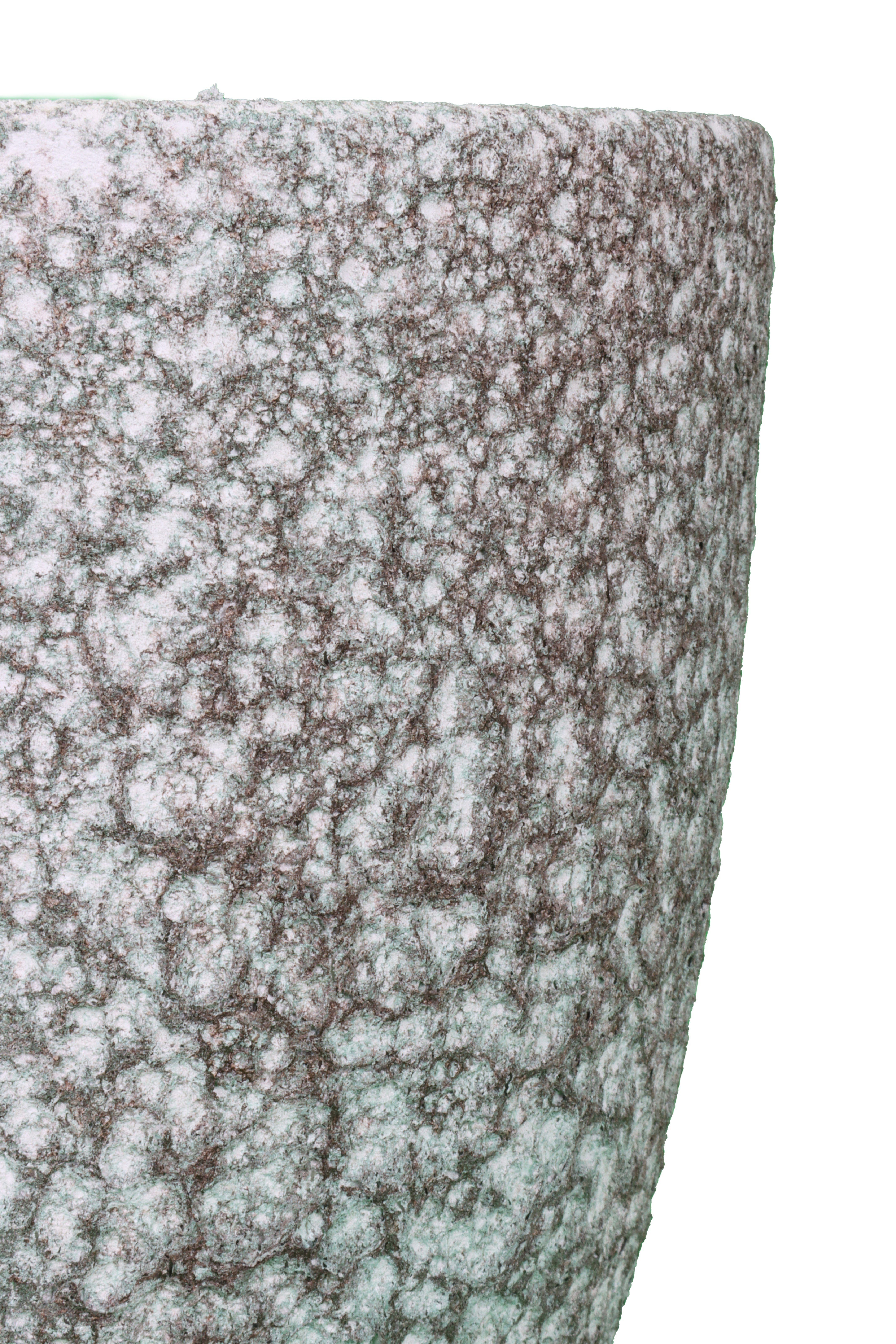 Übertopf mit tegawo Vase Vulcano Struktur konisch handgefertigt in Steinoptik Portugal, Multicolor