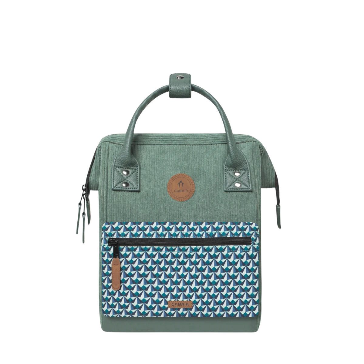 CABAIA Rucksack Niagara (Set, 3-tlg., inkl. 2 auswechselbaren Vordertaschen), Tagesrucksack mit austauschbaren Vordertaschen