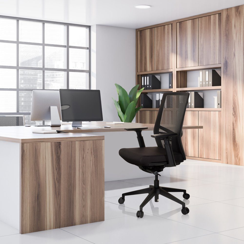 St), I OFFICE Bürostuhl Schreibtischstuhl hjh ergonomisch Drehstuhl Stoff/Netzstoff Profi (1 VARETO