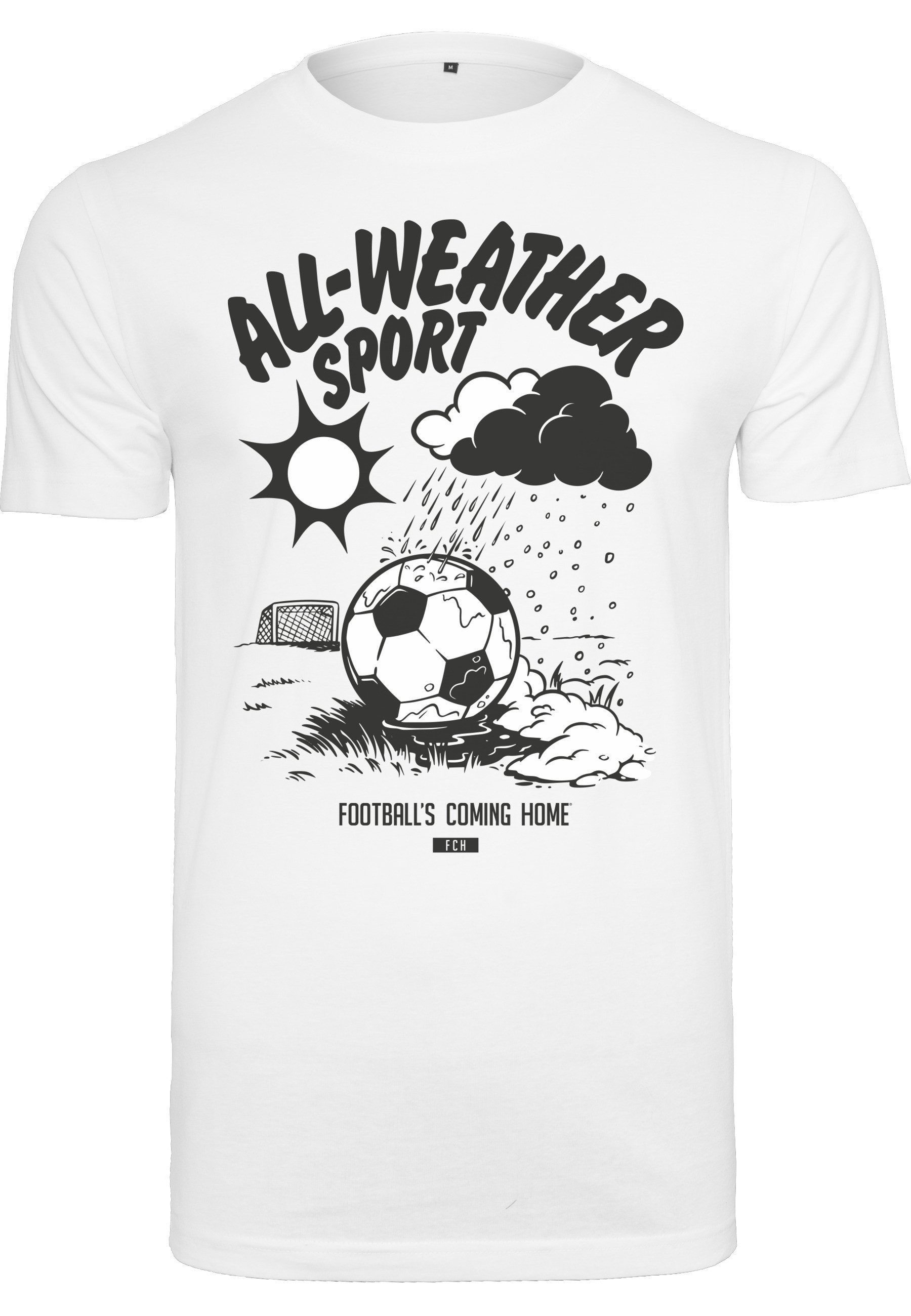 Merchcode T-Shirt Merchcode Footballs Coming Home All Weather Sports Tee (1-tlg)
