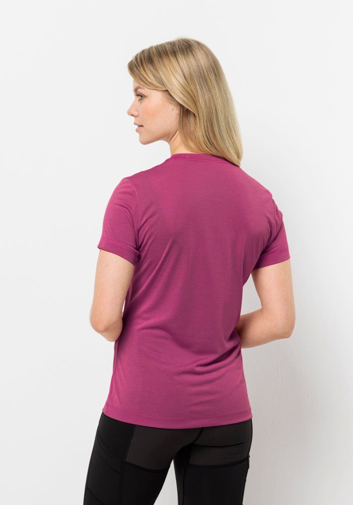 S/S HIKING new-magenta W T-Shirt Wolfskin Jack T