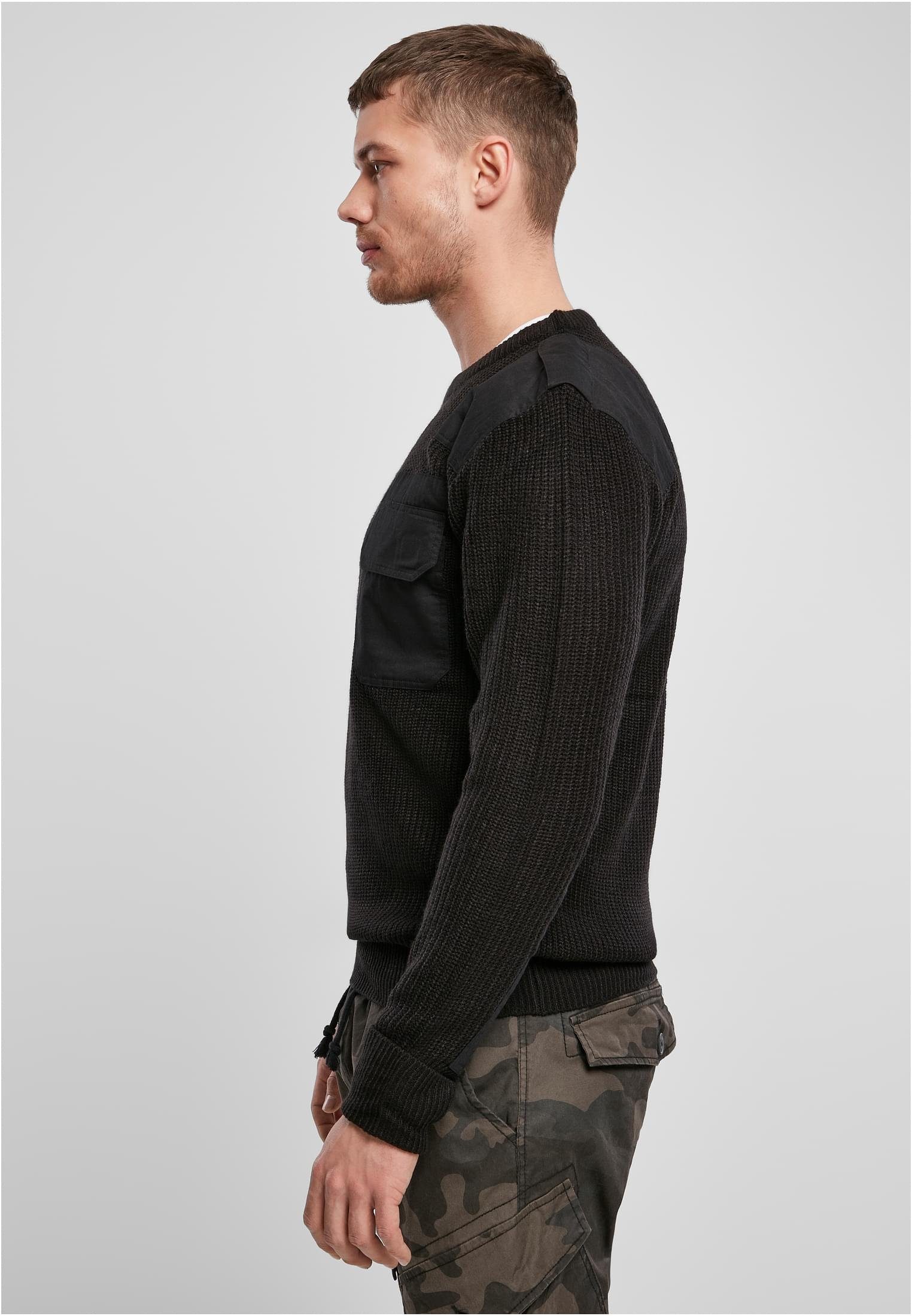Military Kapuzenpullover black (1-tlg) Brandit Herren Sweater