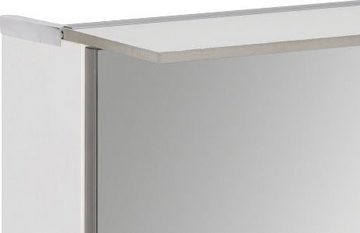 FACKELMANN Spiegelschrank PE 60 - weiß Badmöbel Breite 60 cm, 2 Türen