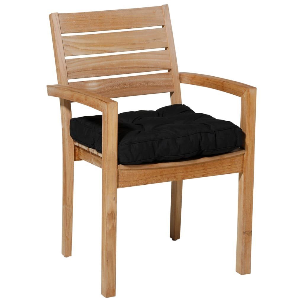 Madison Sitzauflage Matratzen-Sitzkissen Panama 47x47 cm Schwarz, (1 St)