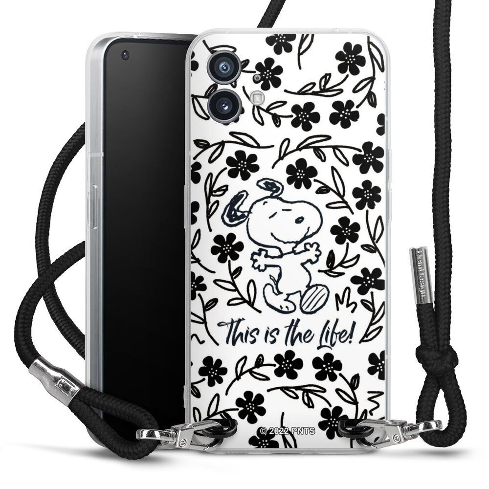 ISOI Handyhülle Mit Kette Für Nothing CMF Phone 1 – Transparentes Silikon-Case + 150 Cm Abnehmbarer Gurt