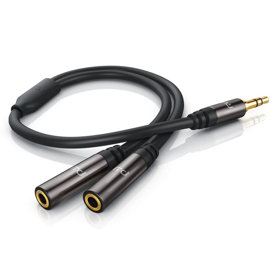 Primewire Audio-Adapter zu 2x 3,5mm Klinken Buchse 3,5mm Stecker, 15 cm,  Premium Stereo Audio 3,5mm Klinke Y-Adapter online kaufen | OTTO