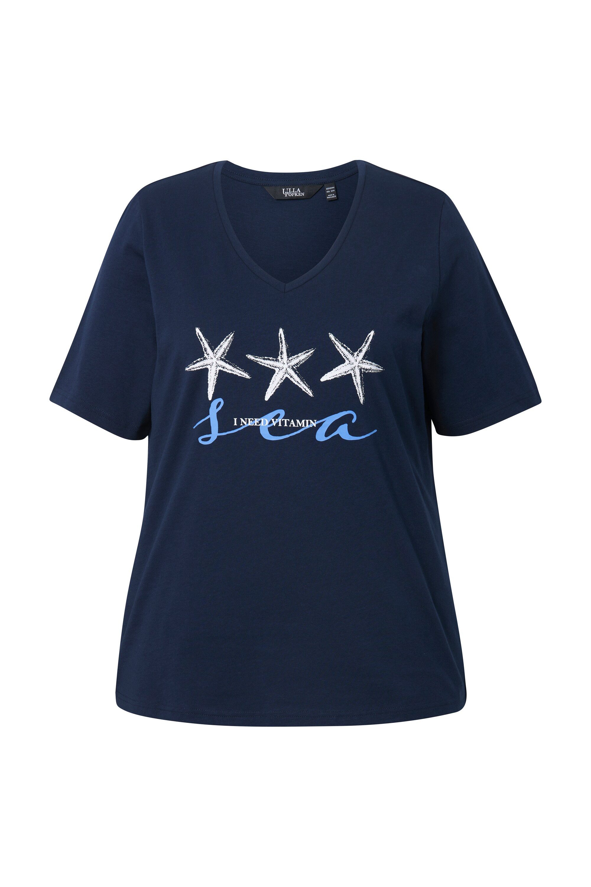 Ulla Popken T-Shirt T-Shirt Seestern Classic günstig online kaufen