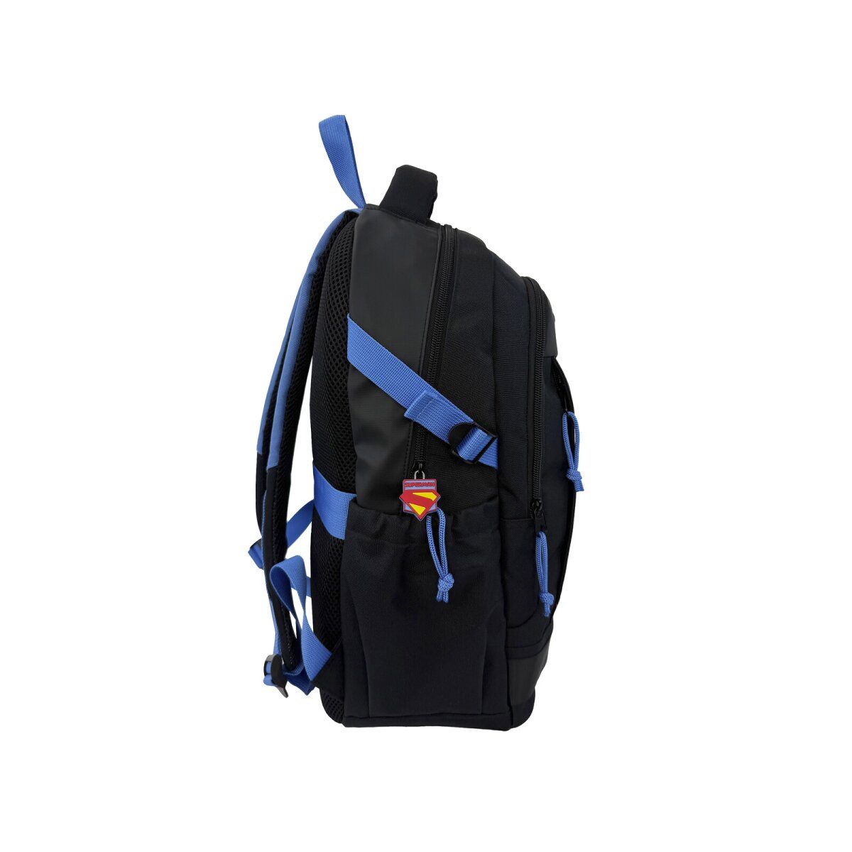 Superman Kinderrucksack Superman Kinder Rucksack Schulrucksack mit 3 Fächern (1-tlg)