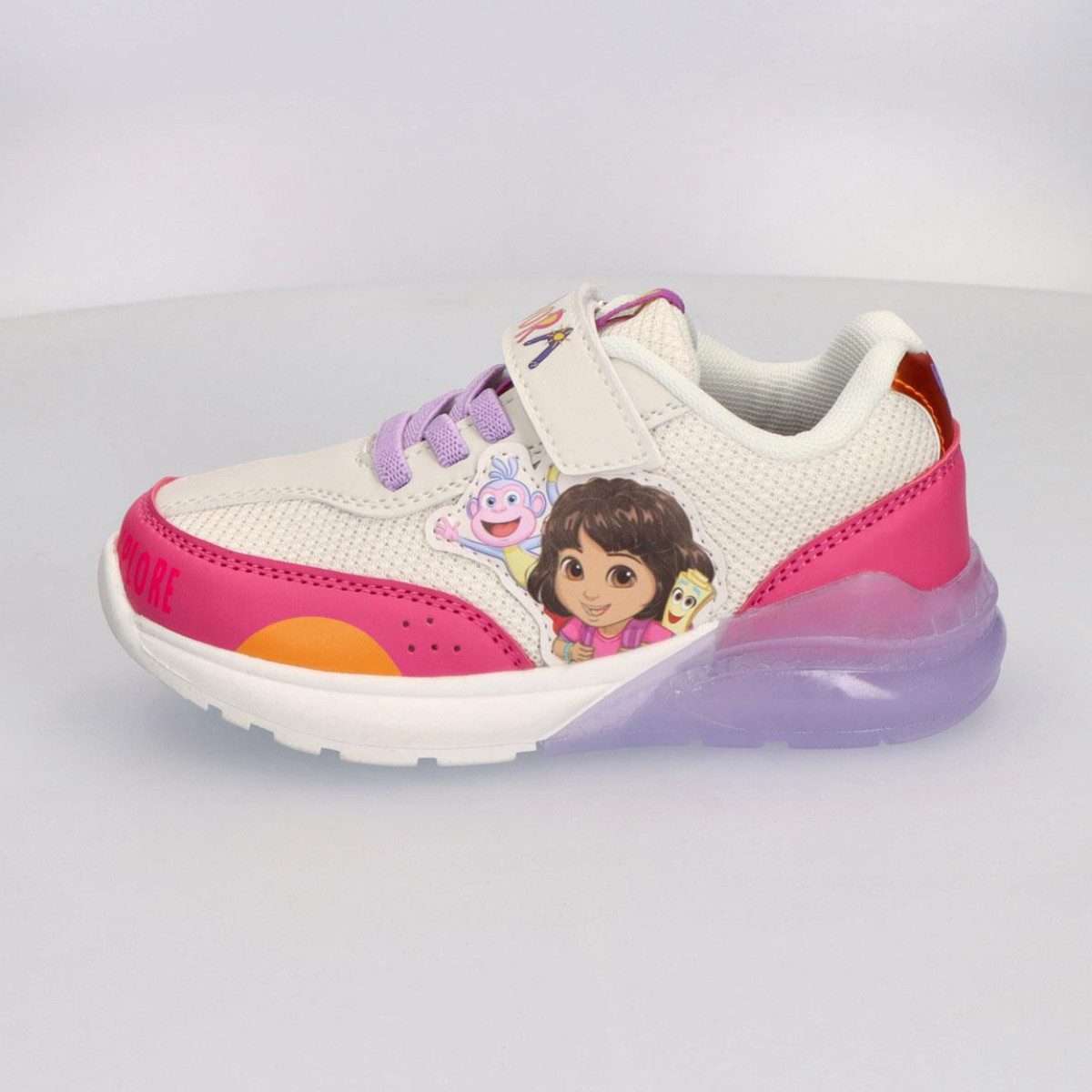 Dora the Explorer Kinder Schuhe mit Licht sportliche Freizeitschuhe Sneaker (Packung)
