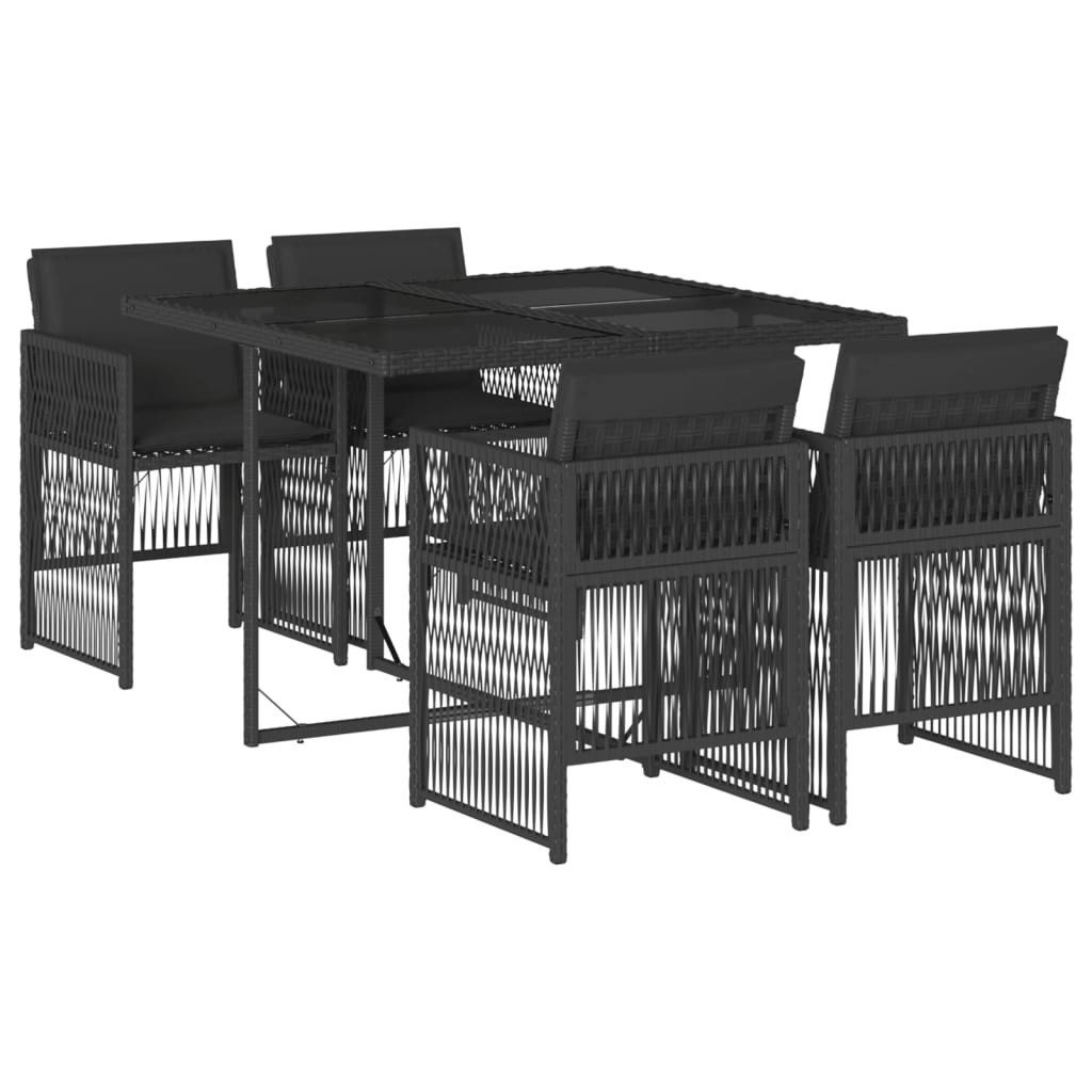 vidaXL Garten-Essgruppe 5-tlg. Garten-Essgruppe mit Kissen günstig online kaufen