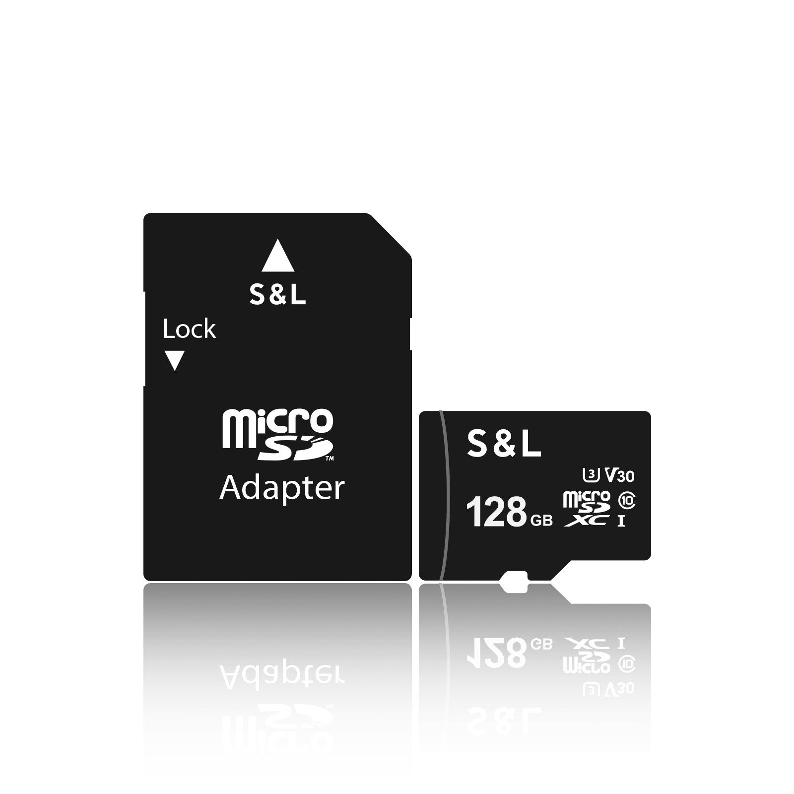 Tec-Expert microSD Karte S&L für Lenovo Tab M8 2 Speicherkarte (128 GB, Class 10, microSDXC)