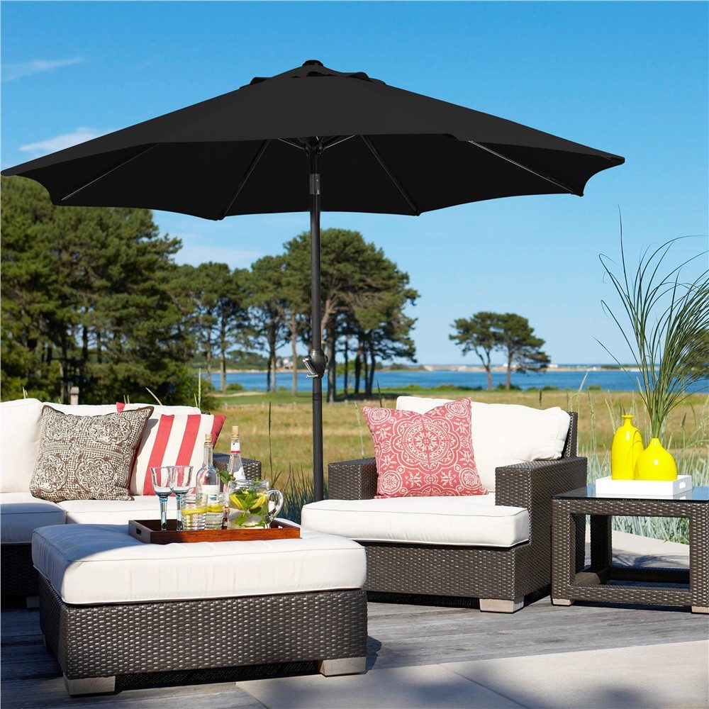 Yaheetech Sonnenschirm ∅ 223/270/294/327 cm, Gartenschirm günstig online kaufen