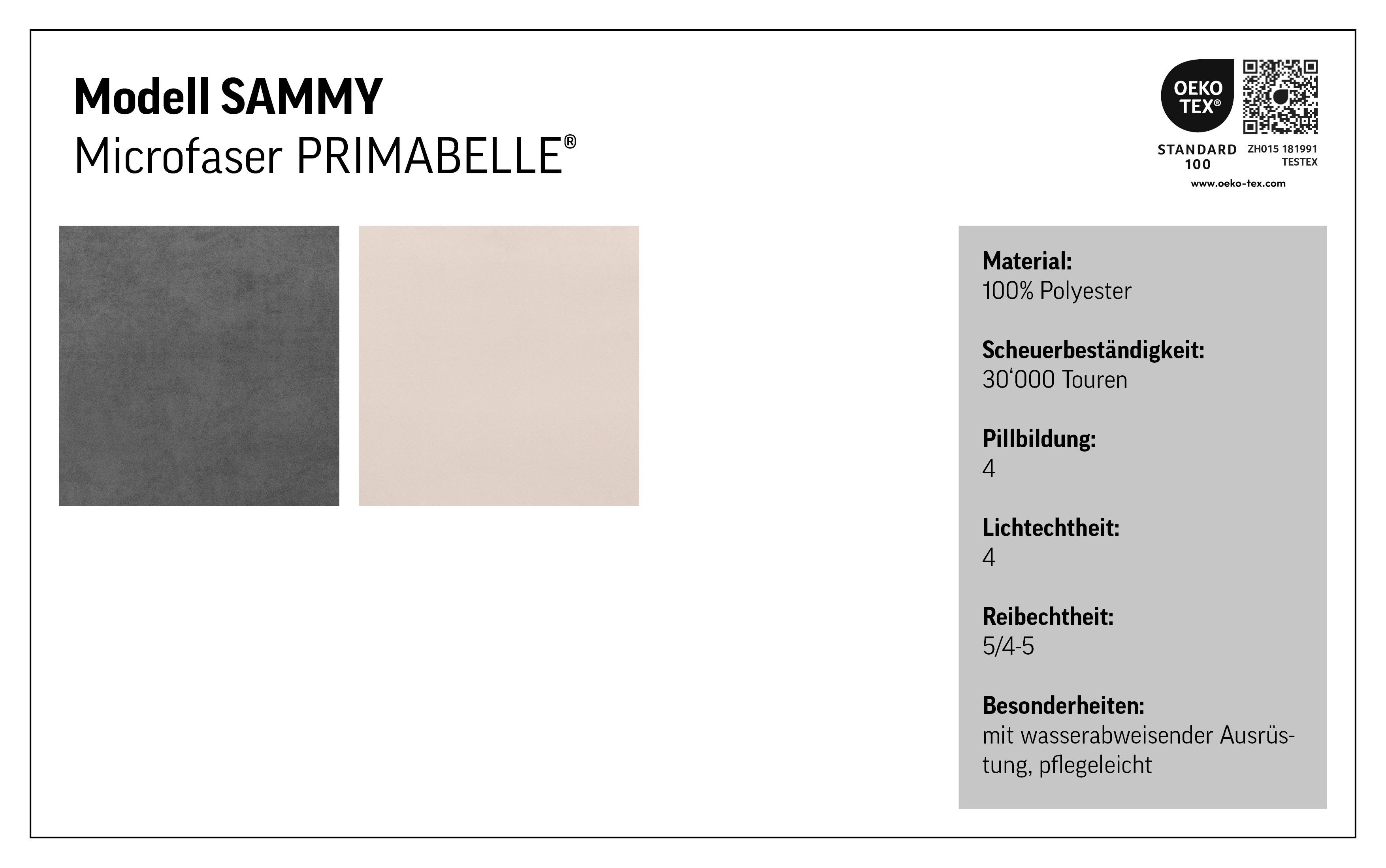 COTTA Ecksofa Sammy L-Form, mit Kopfteilverstellung, günstig online kaufen
