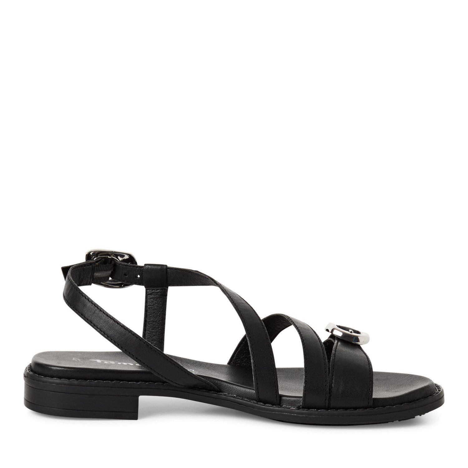 Tamaris Sandalette Blockabsatz, Riemchensandale mit Rahmennaht