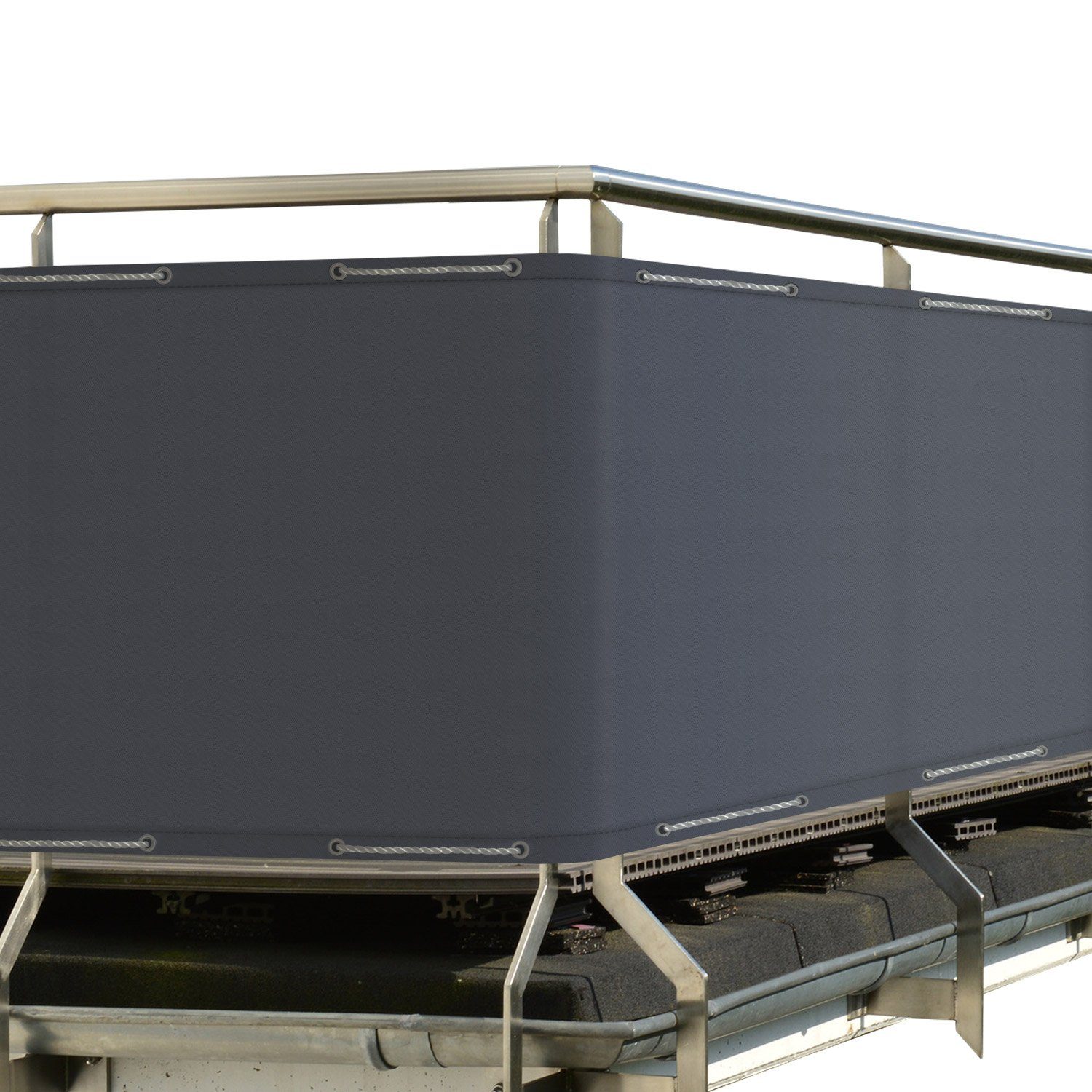 Sol Royal Balkonsichtschutz Balkon Sichtschutz PES SolVision PB2 Anthrazit, günstig online kaufen