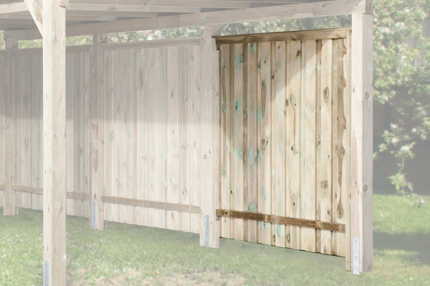 weka Carport-Seitenwand, BxH:180x181 cm