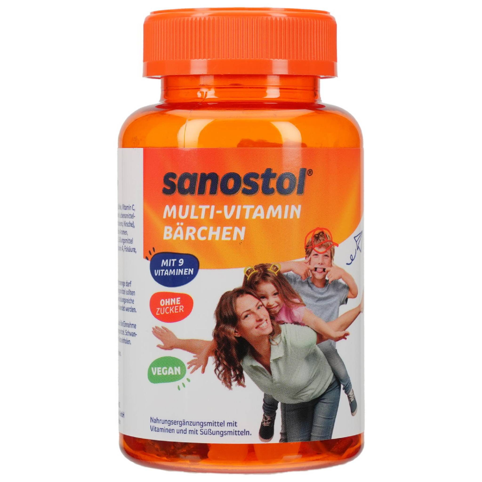 SANOSTOL SANOSTOL Multi-Vitamin Bärchen 60 Stück Bärchen / Weichgummi, 1 er 60 St., 120 g