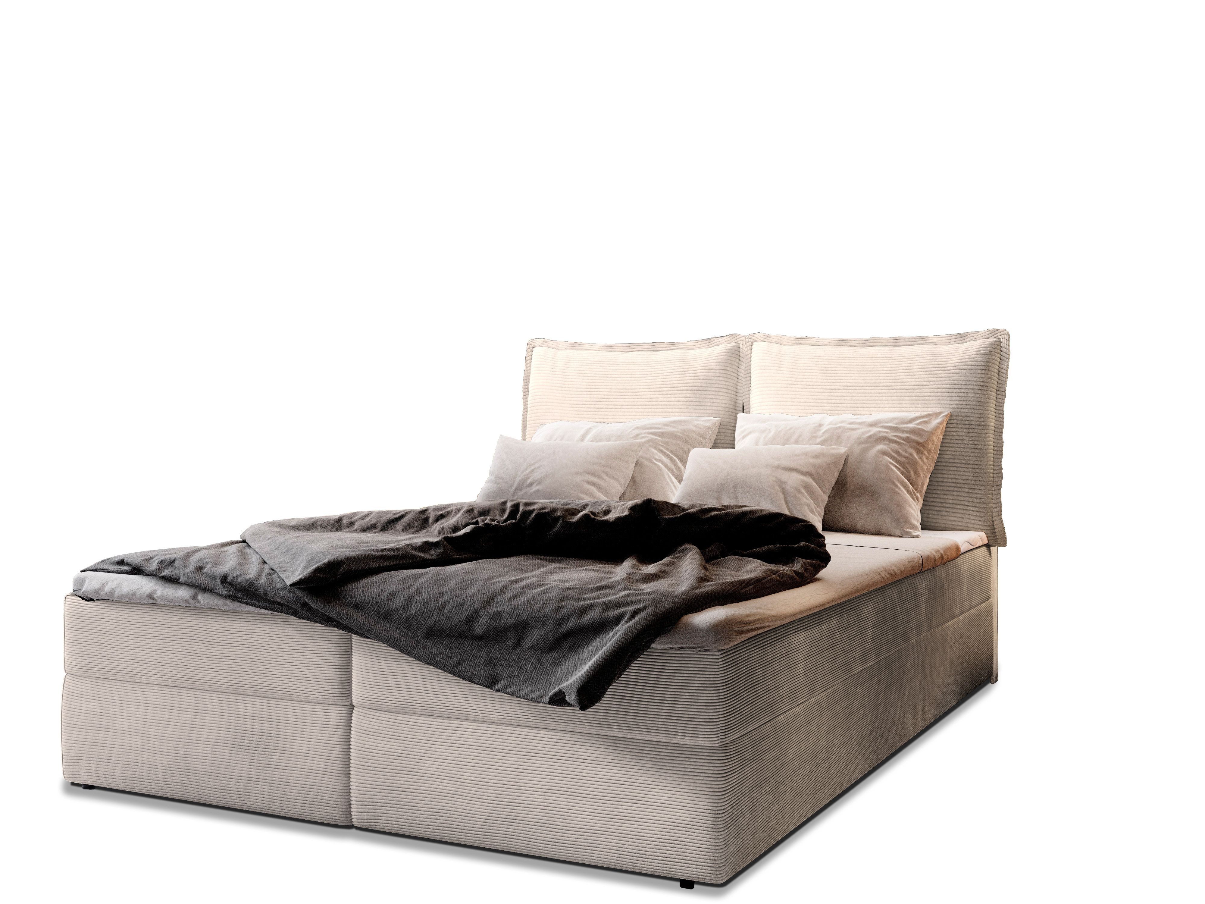 Masseno Boxbett LENTE 180x200 cm mit Bonell Matratze und Topper günstig online kaufen